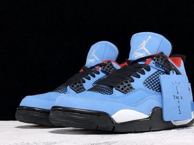 x Travis Scott Cactus Air 4 Jordan Jack 308497-406 0701